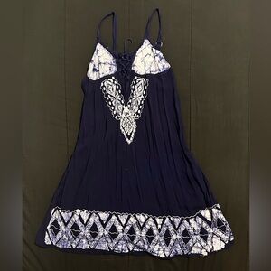 Blue and white Dress